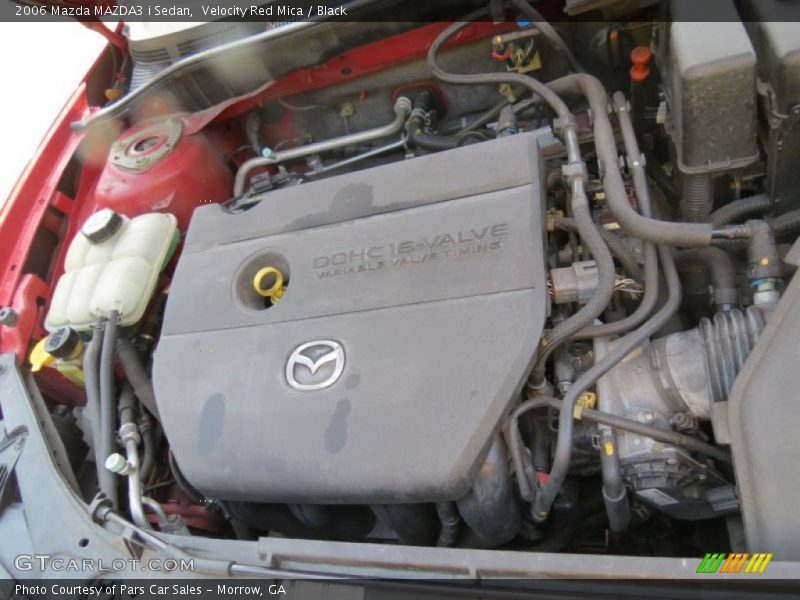 Velocity Red Mica / Black 2006 Mazda MAZDA3 i Sedan