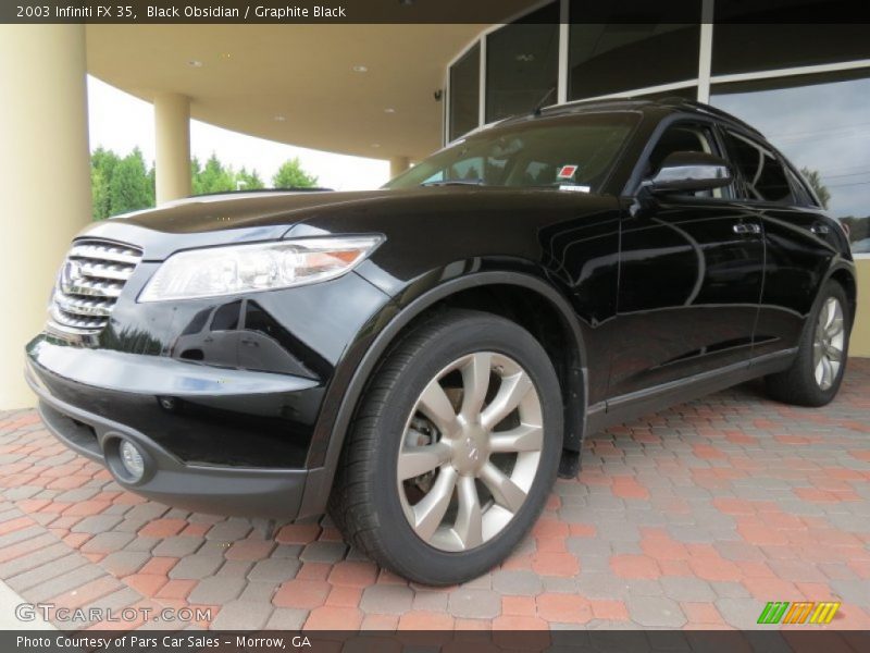 Black Obsidian / Graphite Black 2003 Infiniti FX 35