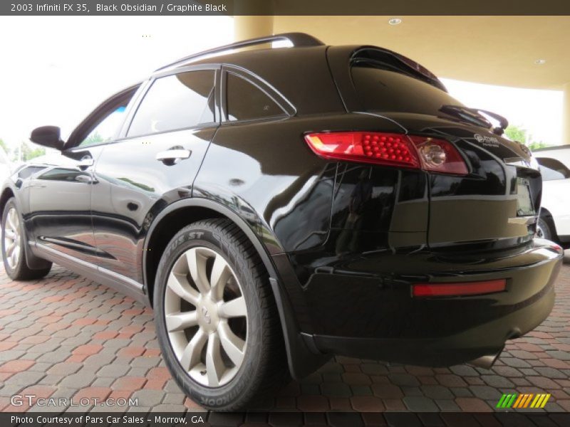 Black Obsidian / Graphite Black 2003 Infiniti FX 35