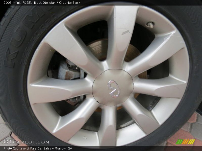 Black Obsidian / Graphite Black 2003 Infiniti FX 35