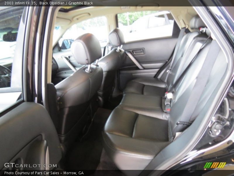 Black Obsidian / Graphite Black 2003 Infiniti FX 35