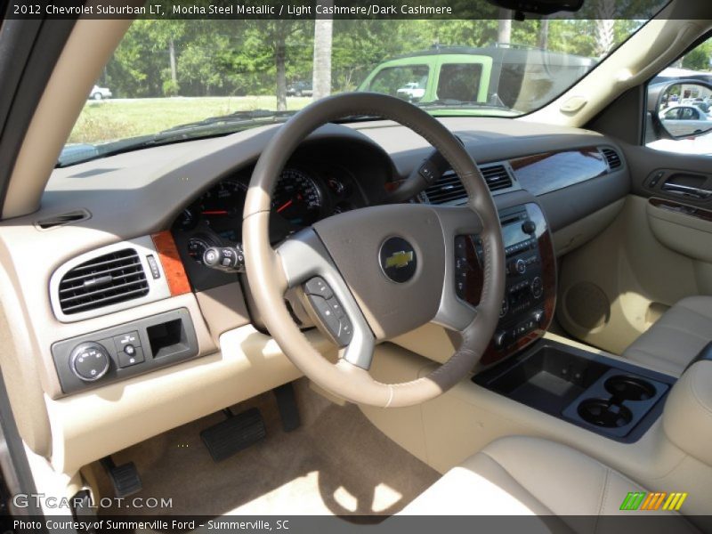 Mocha Steel Metallic / Light Cashmere/Dark Cashmere 2012 Chevrolet Suburban LT