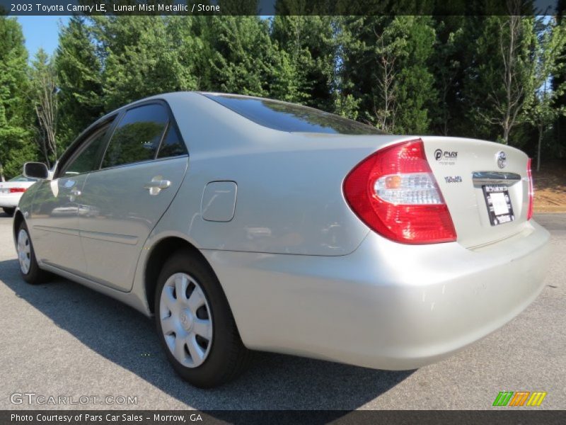 Lunar Mist Metallic / Stone 2003 Toyota Camry LE