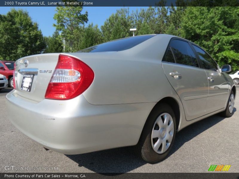 Lunar Mist Metallic / Stone 2003 Toyota Camry LE