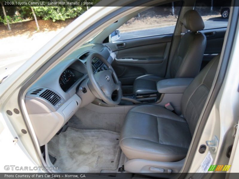 Lunar Mist Metallic / Stone 2003 Toyota Camry LE
