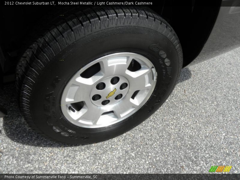 Mocha Steel Metallic / Light Cashmere/Dark Cashmere 2012 Chevrolet Suburban LT