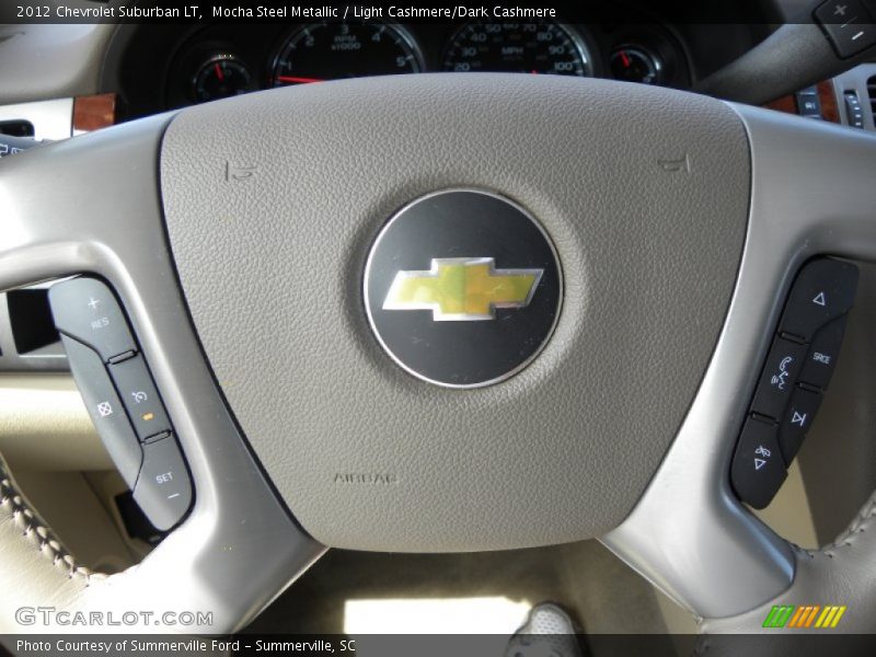 Mocha Steel Metallic / Light Cashmere/Dark Cashmere 2012 Chevrolet Suburban LT