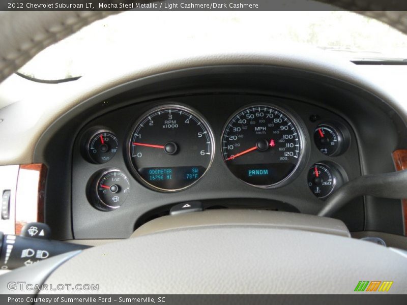 Mocha Steel Metallic / Light Cashmere/Dark Cashmere 2012 Chevrolet Suburban LT