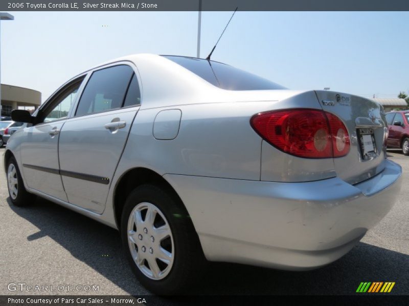 Silver Streak Mica / Stone 2006 Toyota Corolla LE