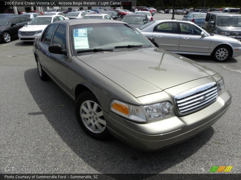 Arizona Beige Metallic / Light Camel 2006 Ford Crown Victoria LX