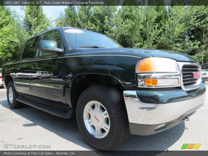 Polo Green Metallic / Neutral Tan/Shale 2001 GMC Yukon XL SLT
