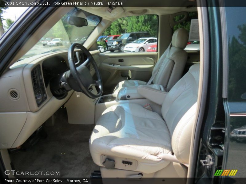 Polo Green Metallic / Neutral Tan/Shale 2001 GMC Yukon XL SLT