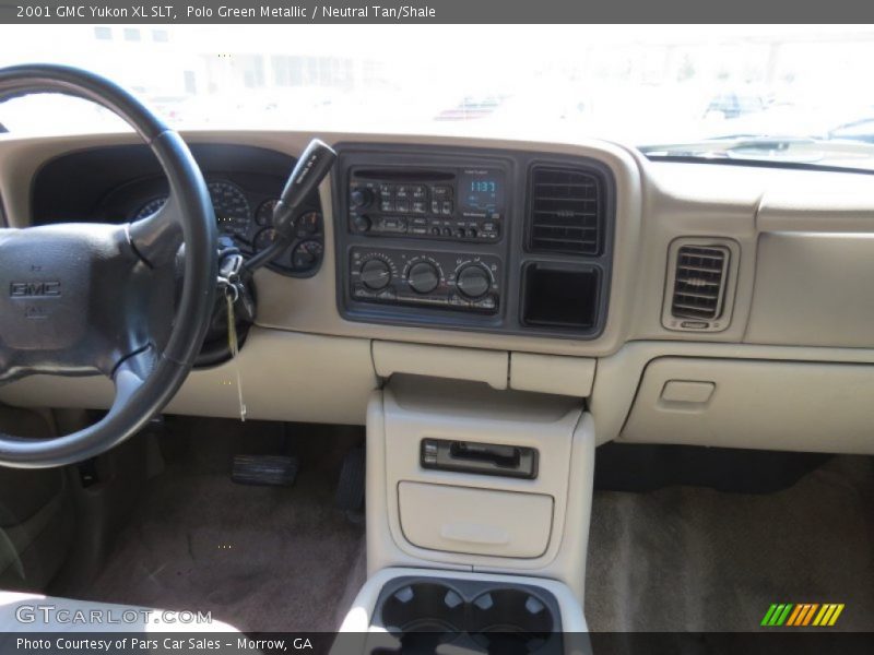 Polo Green Metallic / Neutral Tan/Shale 2001 GMC Yukon XL SLT