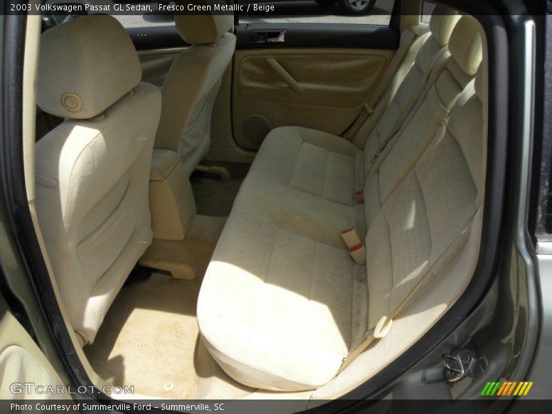 Fresco Green Metallic / Beige 2003 Volkswagen Passat GL Sedan