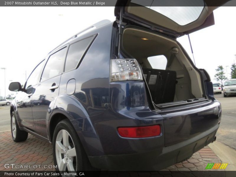 Deep Blue Metallic / Beige 2007 Mitsubishi Outlander XLS