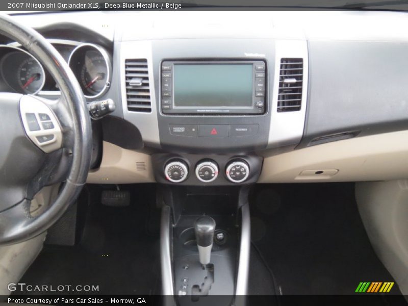 Deep Blue Metallic / Beige 2007 Mitsubishi Outlander XLS