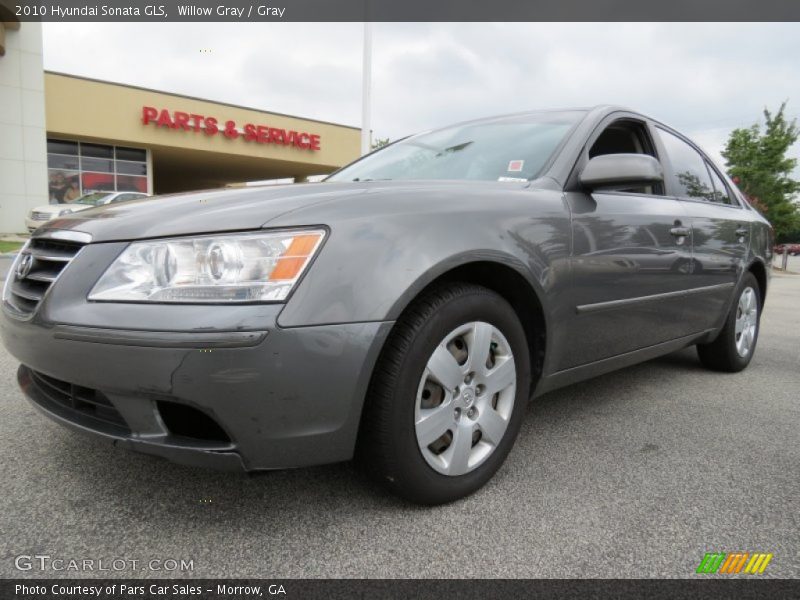 Willow Gray / Gray 2010 Hyundai Sonata GLS