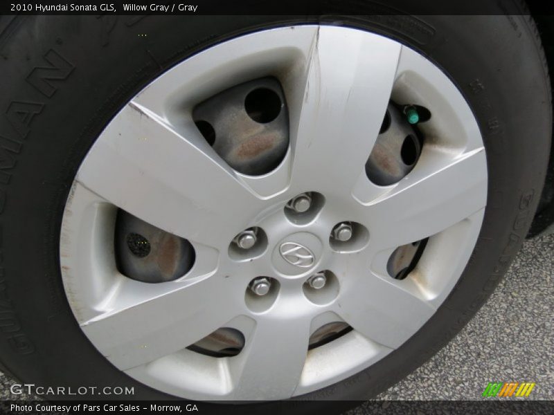 Willow Gray / Gray 2010 Hyundai Sonata GLS