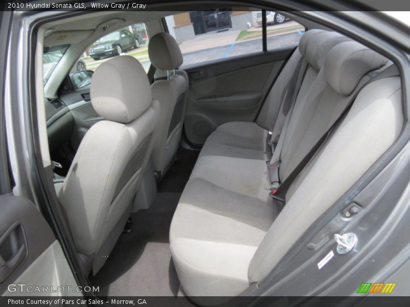 Willow Gray / Gray 2010 Hyundai Sonata GLS