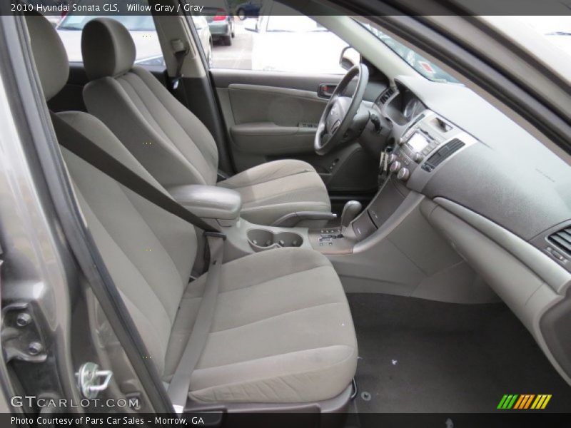 Willow Gray / Gray 2010 Hyundai Sonata GLS