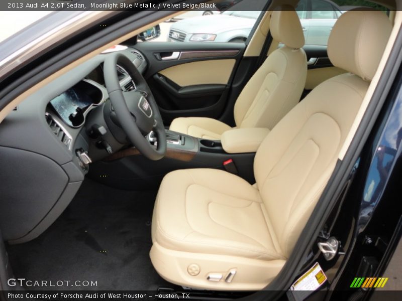 Front Seat of 2013 A4 2.0T Sedan