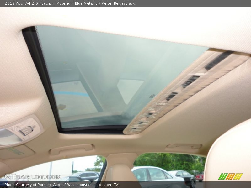 Moonlight Blue Metallic / Velvet Beige/Black 2013 Audi A4 2.0T Sedan