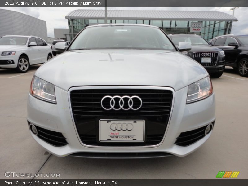 Ice Silver Metallic / Light Gray 2013 Audi A3 2.0 TDI