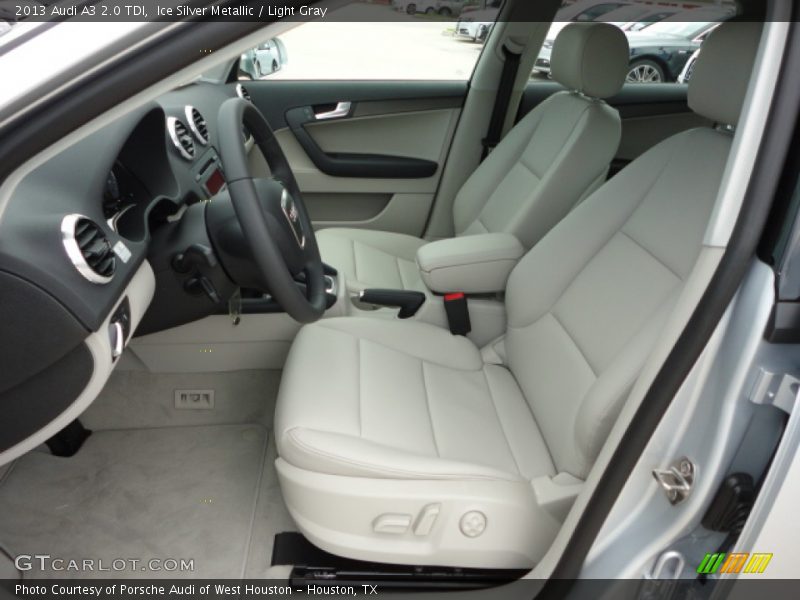 Front Seat of 2013 A3 2.0 TDI