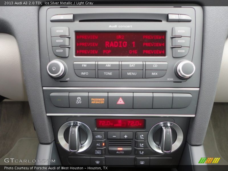 Audio System of 2013 A3 2.0 TDI