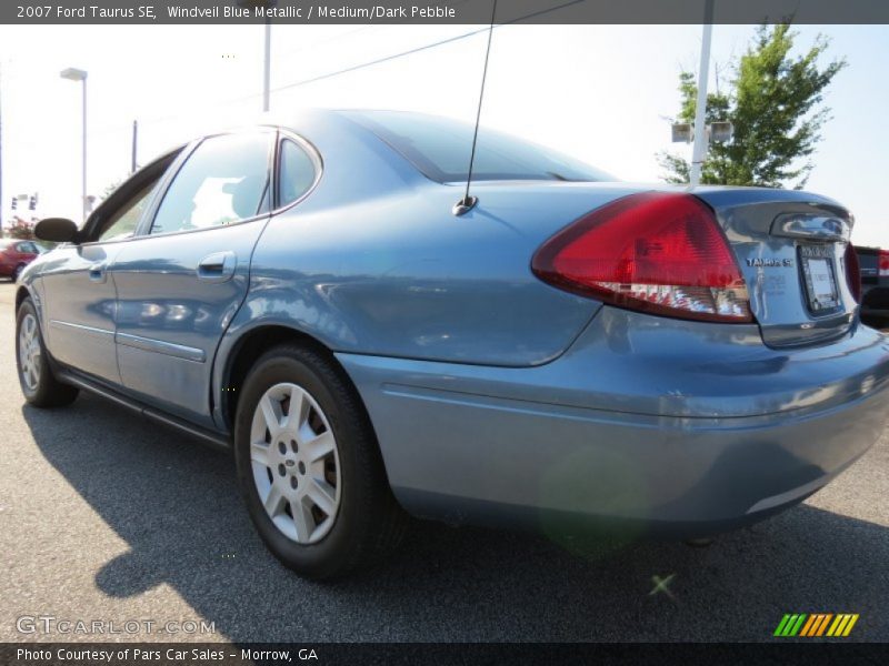 Windveil Blue Metallic / Medium/Dark Pebble 2007 Ford Taurus SE