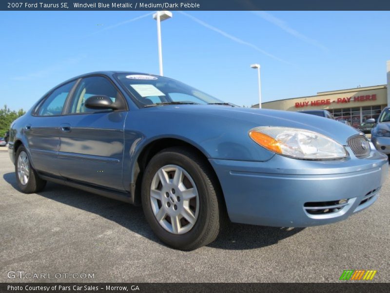 Windveil Blue Metallic / Medium/Dark Pebble 2007 Ford Taurus SE