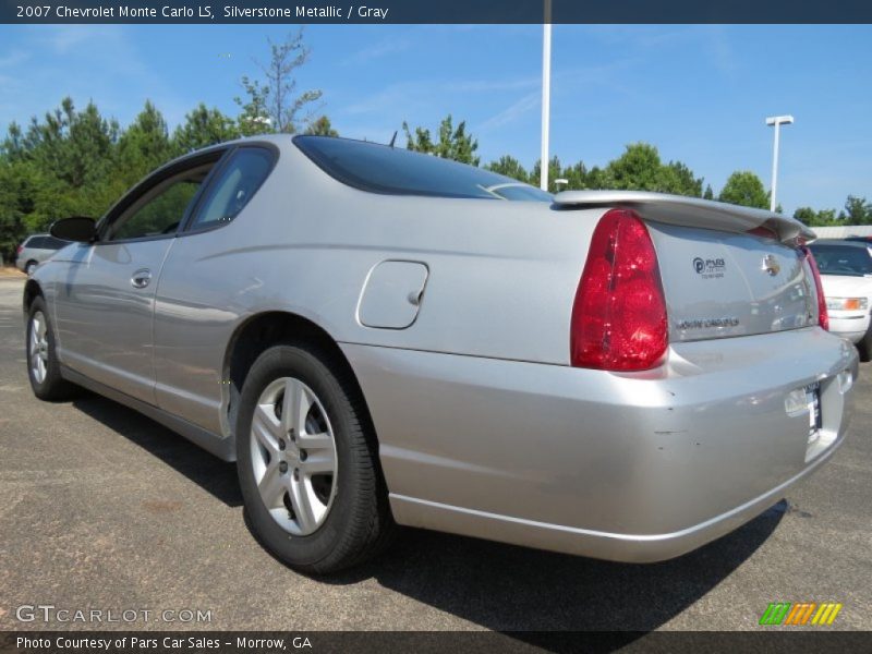 Silverstone Metallic / Gray 2007 Chevrolet Monte Carlo LS