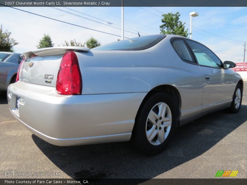 Silverstone Metallic / Gray 2007 Chevrolet Monte Carlo LS