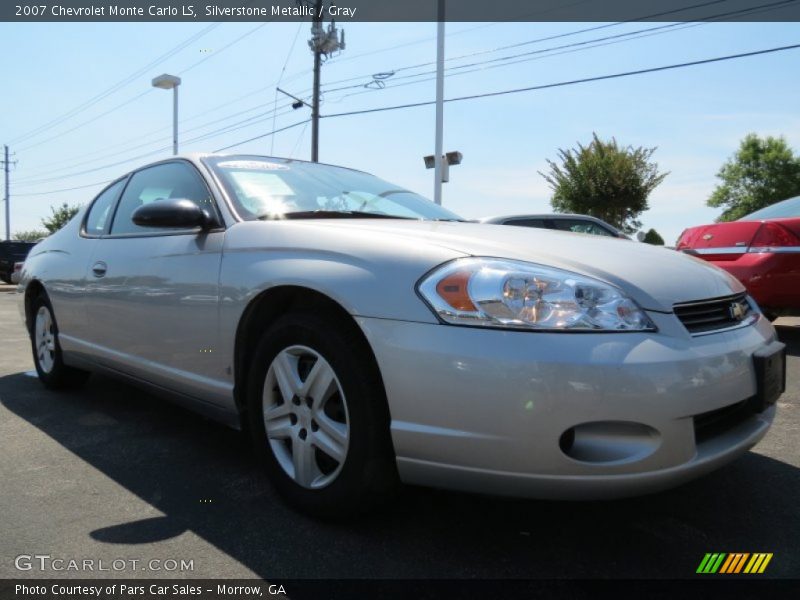 Silverstone Metallic / Gray 2007 Chevrolet Monte Carlo LS