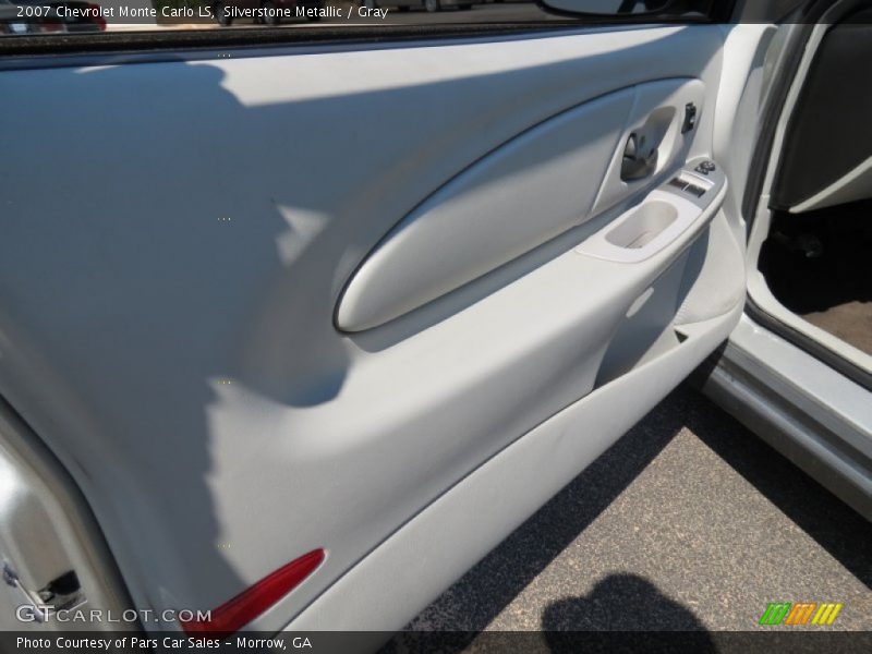 Silverstone Metallic / Gray 2007 Chevrolet Monte Carlo LS