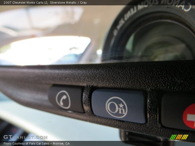 Silverstone Metallic / Gray 2007 Chevrolet Monte Carlo LS