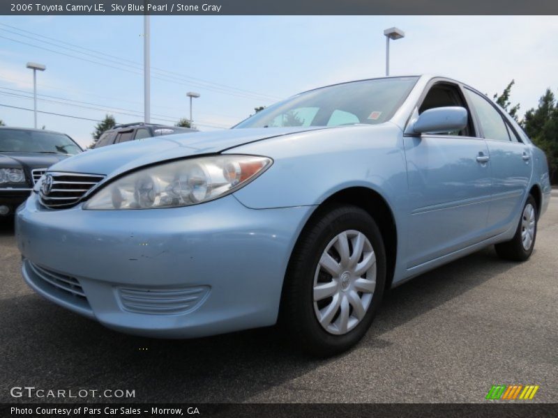 Sky Blue Pearl / Stone Gray 2006 Toyota Camry LE