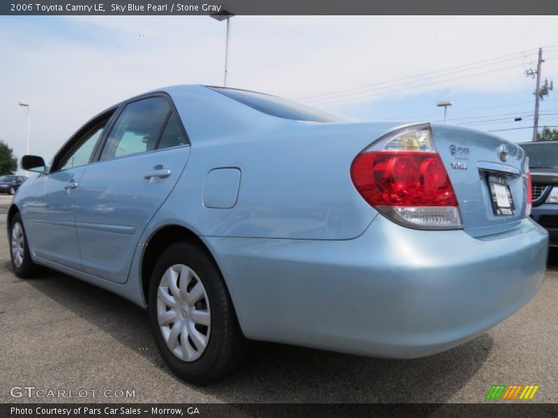 Sky Blue Pearl / Stone Gray 2006 Toyota Camry LE