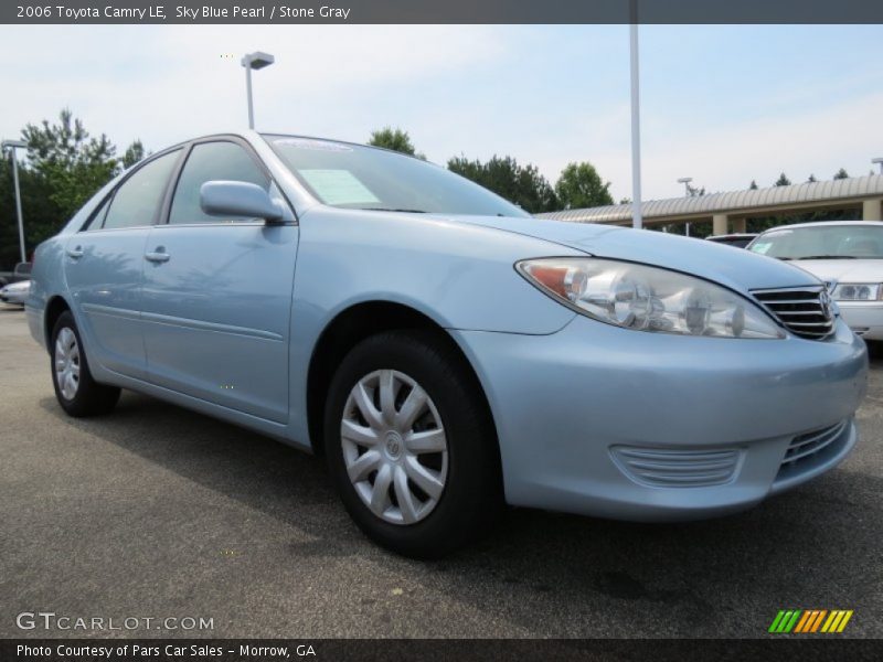 Sky Blue Pearl / Stone Gray 2006 Toyota Camry LE