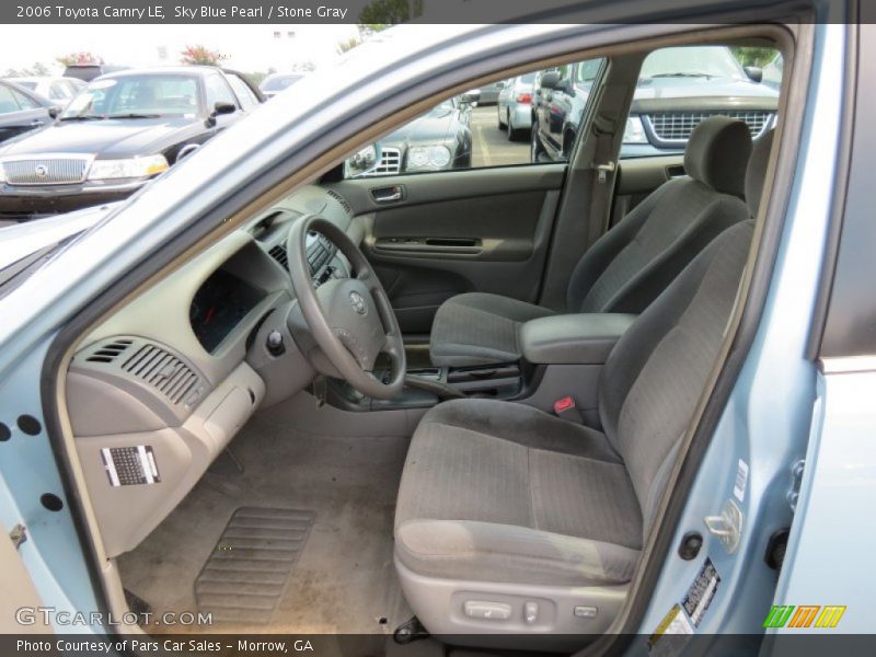 Sky Blue Pearl / Stone Gray 2006 Toyota Camry LE