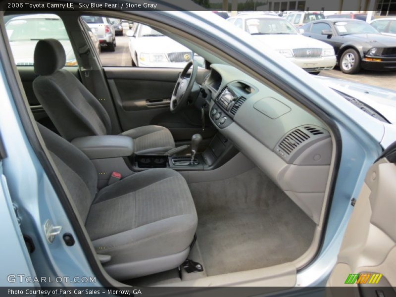 Sky Blue Pearl / Stone Gray 2006 Toyota Camry LE