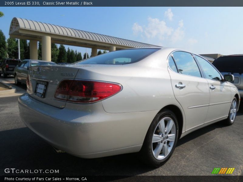 Classic Silver Metallic / Black 2005 Lexus ES 330