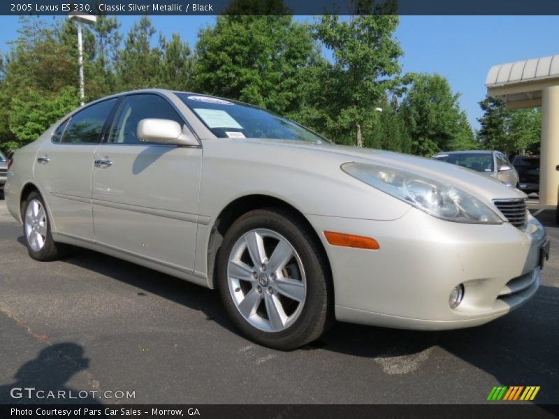 Classic Silver Metallic / Black 2005 Lexus ES 330