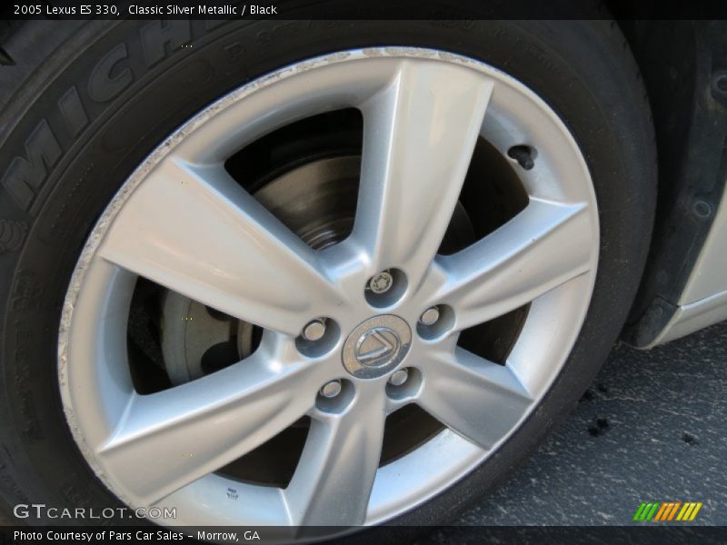 Classic Silver Metallic / Black 2005 Lexus ES 330