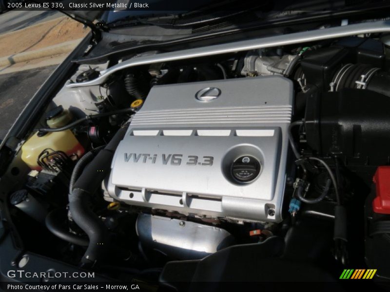 Classic Silver Metallic / Black 2005 Lexus ES 330