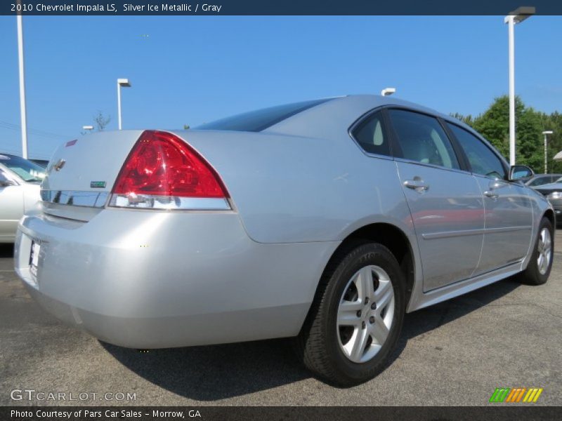 Silver Ice Metallic / Gray 2010 Chevrolet Impala LS