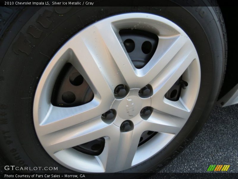 Silver Ice Metallic / Gray 2010 Chevrolet Impala LS
