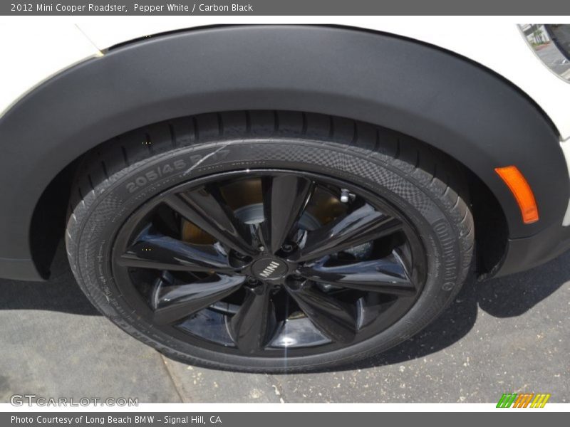 Pepper White / Carbon Black 2012 Mini Cooper Roadster