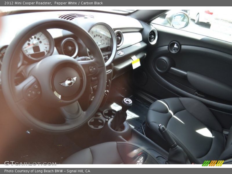 Pepper White / Carbon Black 2012 Mini Cooper Roadster