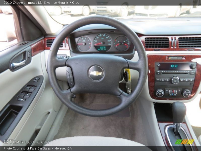 Silver Ice Metallic / Gray 2010 Chevrolet Impala LS